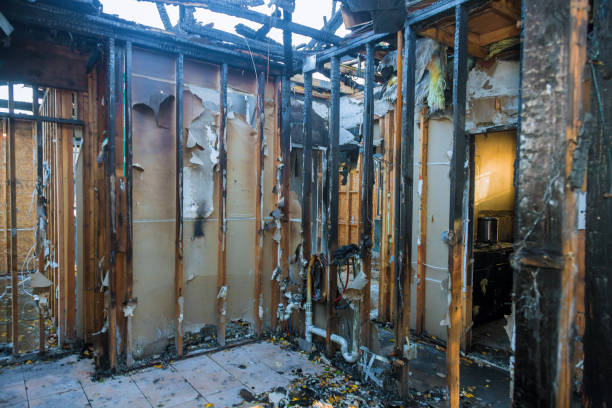 Professional Fire Damage Removal technician working in DeWitt, AR